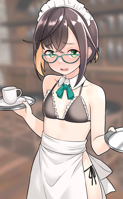 #無言で眼鏡娘をあげる見た人もやる 