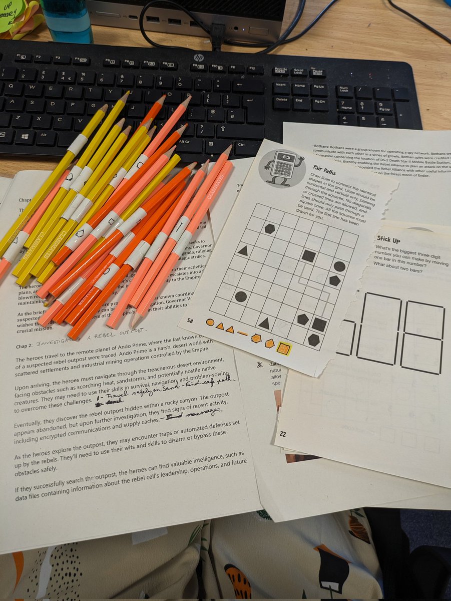 stmungo_library's tweet photo. Preparing some encrypted messages and booby traps for the afternoon RPG session...๐๐ต๏ธโโ๏ธ May the force be with our heroes โก
#rpg #starwars #libraryclub https://t.co/qe5w0Mow4N