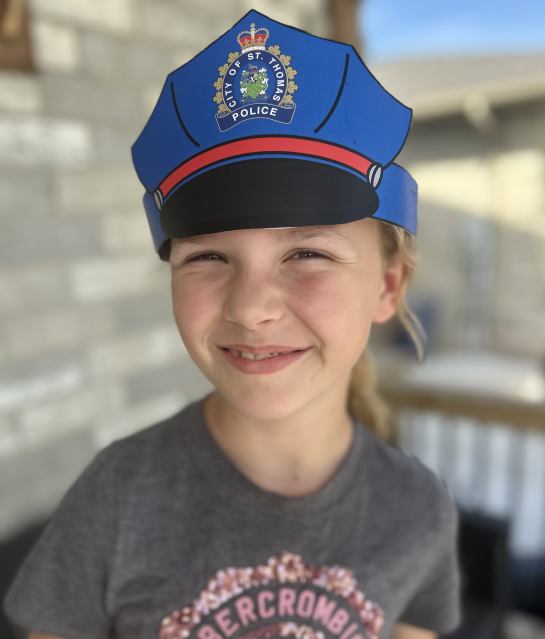 STPSmedia's tweet photo. FEEL GOOD FRIDAY
It's a great day to have a great day, especially when we've got a #NewSwagAlert
Thanks to one of our younger community members for showcasing our NEW police hats https://t.co/KueKtZhbWS