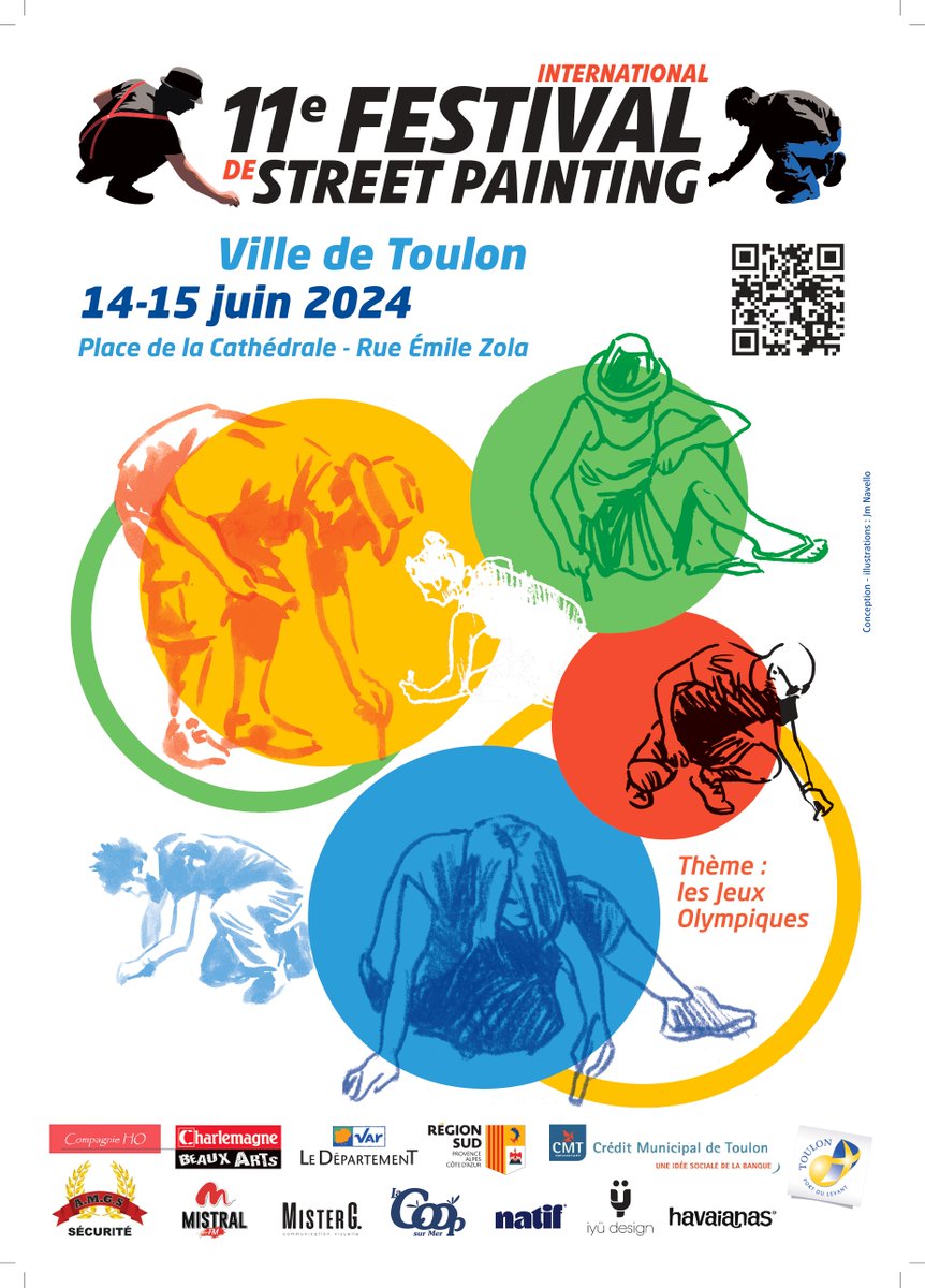 CompagnieHO's tweet photo. TADAM affiche olympique ‼️ 🔥

#France #CotedAzurFrance
#streetpainting #streetart #Jeux2024 #jeuxolympiques https://t.co/ULlVzjqqKL