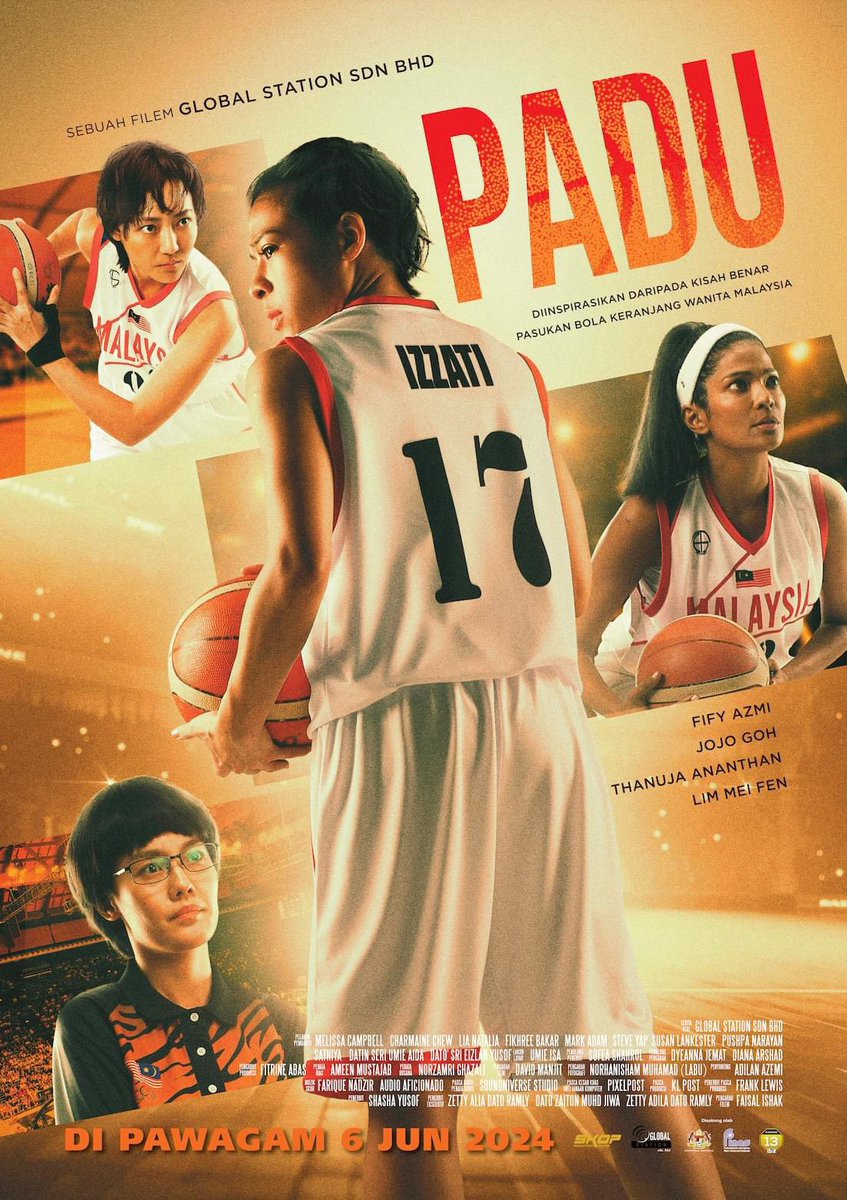 GSCinemas's tweet photo. Dapatkah Izzati membawa pulang pingat emas? 🥇

#PaduTheMovie kini ditayang di GSC! 🎬 Jom sapot lokal dan saksikan #FilemPadu di pawagam GSC berdekatan anda sekarang! 🔥🏀

#Paduthemovie #BangkitPADU #GlobalStation #SkopProductions https://t.co/YAskx15tl3
