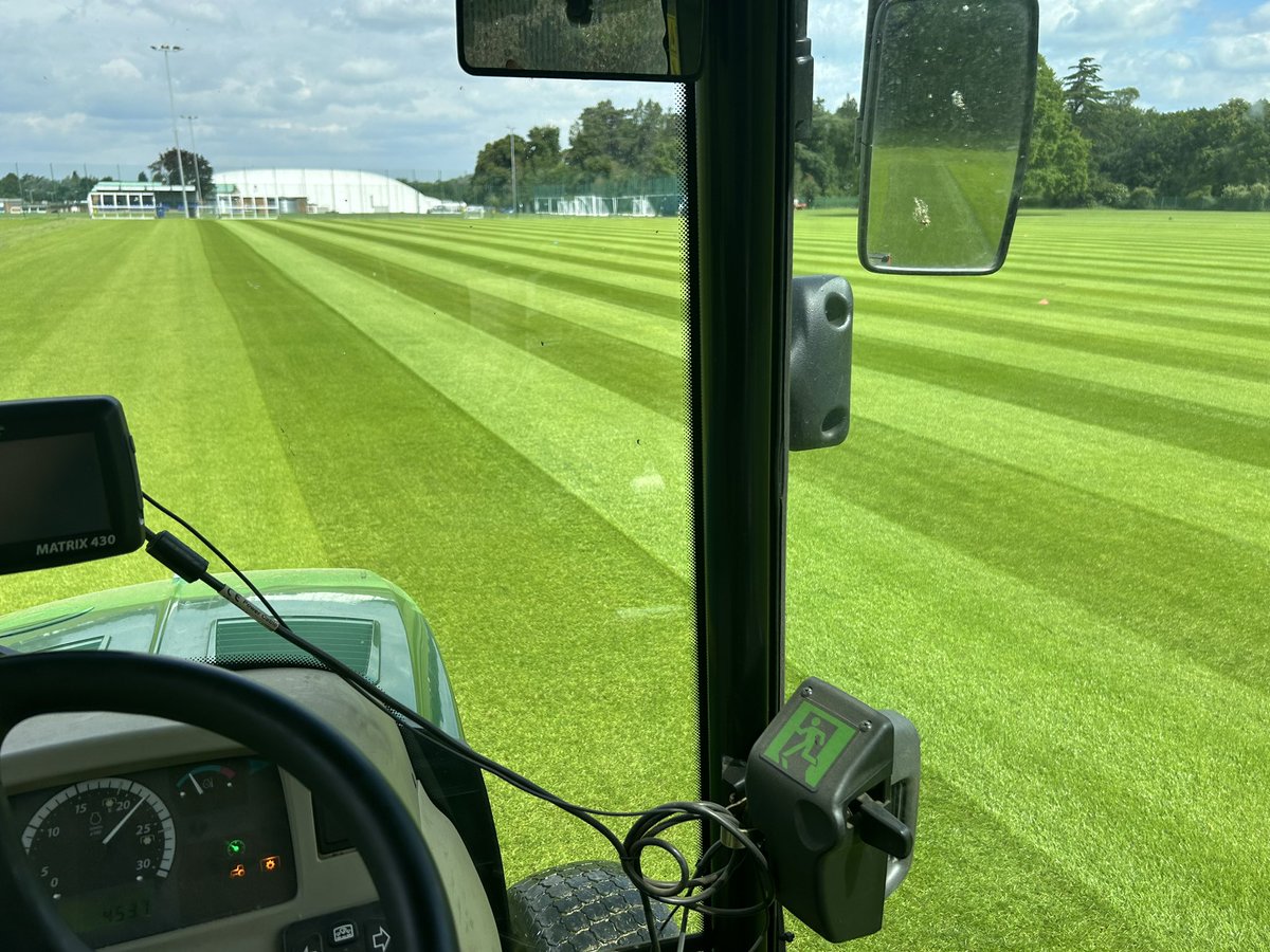Beautiful day for a spot of vertidraining