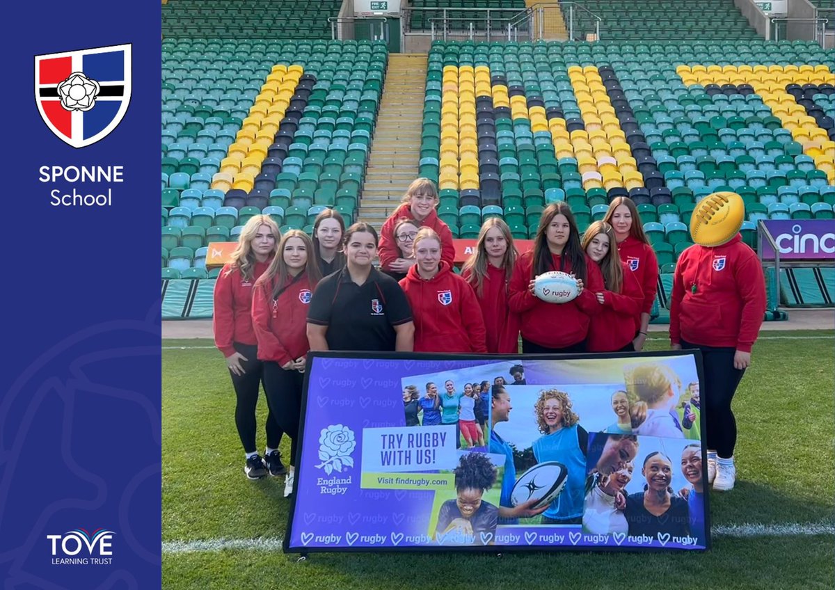 SponneSchool's tweet photo. Sports Leaders event today…”Girls Love Rugby” Festival @ The Saints!
@SponnePE https://t.co/UAxglJGXk4