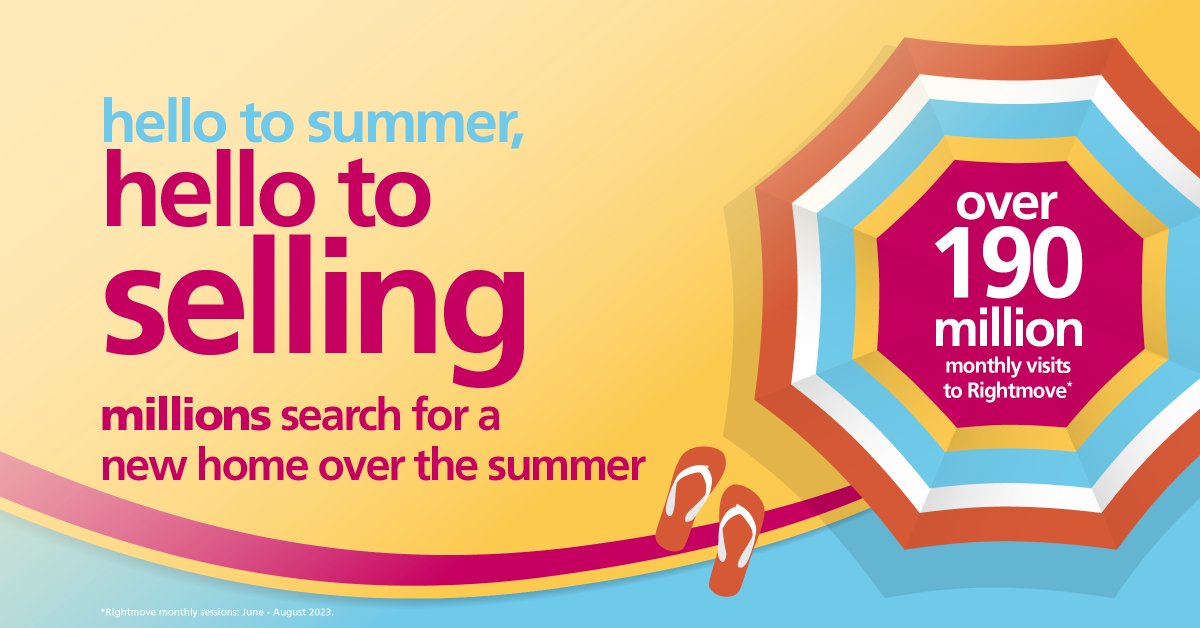 The season is sizzling as millions search for their new home, so it’s a great time to sell. It’s typically warmer and brighter at this time of year, and we can showcase your home in the best possible light!

>> book your free valuation today!
brnw.ch/21wKxqo