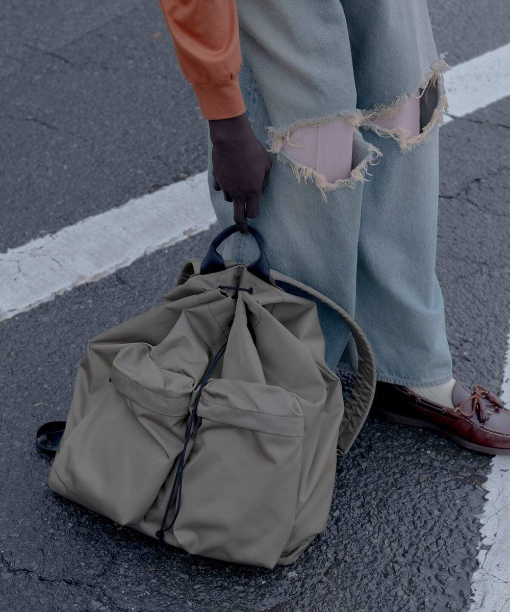 本日発売🎉✨ 〈SLOW × BEAMS〉別注 NYLON RUCK SACK ミリタリー