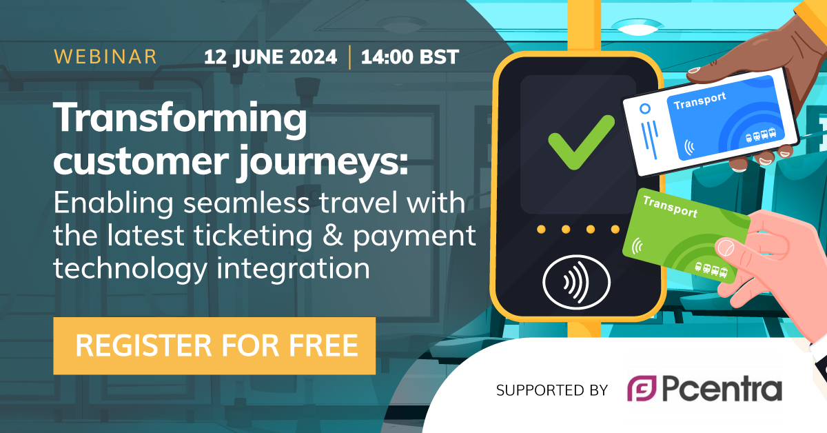 Join us on June 12 at 2 PM for a webinar with experts from NEORide and Pcentra. Explore the future of ticketing tech and its impact on passenger experience.

obi41.nl/39xcebs4

#webinar #ticketingtechnology #transportationinnovation