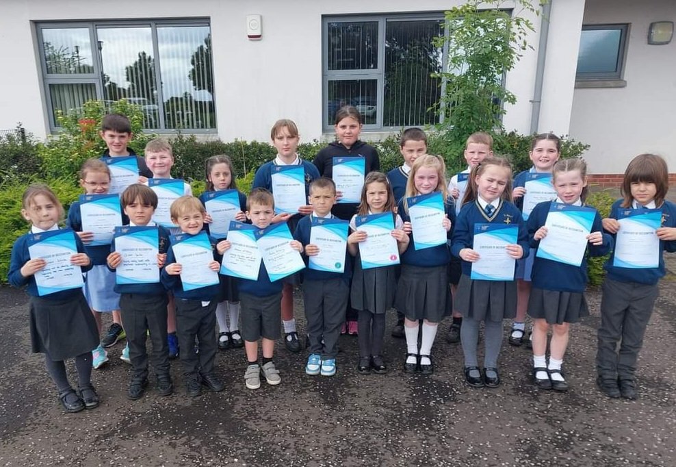 Certificate winners from assembly today. Well done to one boy who picked up an extra certificate when his good manners were spotted by a staff member during the week.