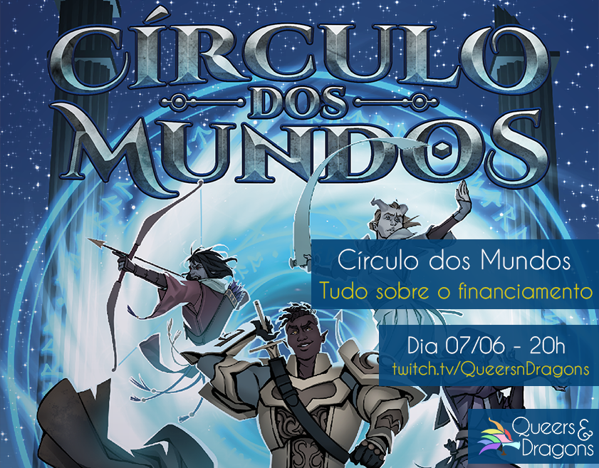 Hoje, às 20h, estaremos com a presença de <a href="/josercerqjr/">José Cerqueira</a>, autor do <a href="/circulo_rpg/">Círculo dos Mundos 📘</a>, pra contar tudo sobre o financiamento que começou hoje!

Se ainda tem dúvidas sobre apoiar ou não o projeto, cola com a gente pra ver que vale muito a pena!

Já disponível em: catarse.me/circulobasico