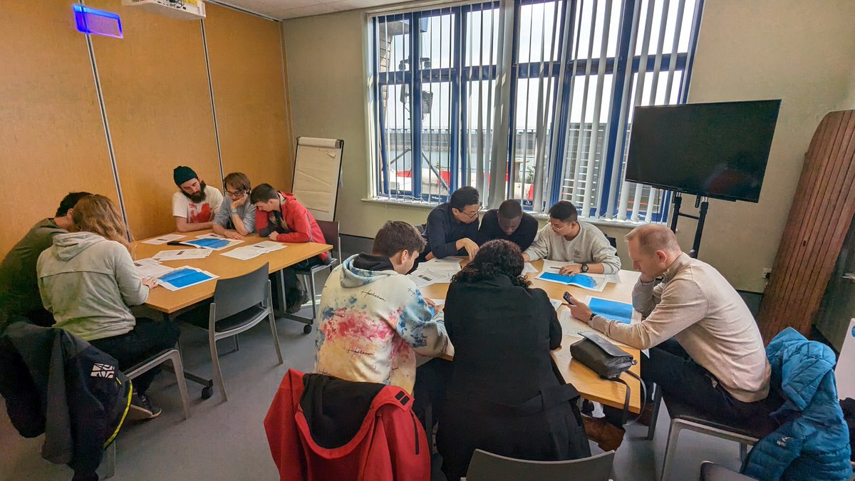 Day 2 of <a href="/_aurainnovation/">Aura</a> residential. Packed programme with trip on RV Princess Royal to see offshore turbines, visit to cavitation tunnel &amp; Equinor &amp; scientific writing training. Many thanks to <a href="/sarah7dickson/">Sarah Dickson</a> for preparing interactive exercises.
<a href="/SciencesNCL/">Sciences at Newcastle</a> <a href="/newcastlemarine/">NCL Marine</a>