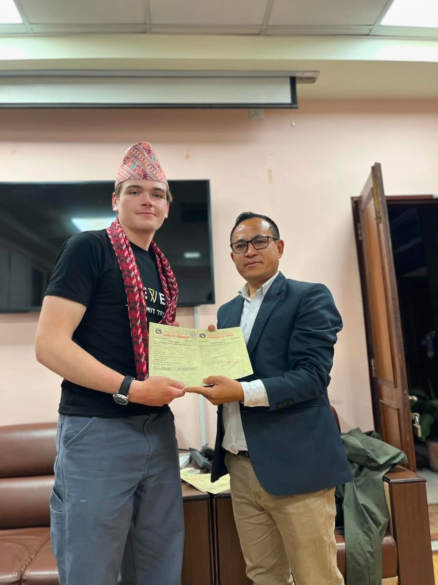 sst8848's tweet photo. HISTORIC ACHIEVEMENT ON CHO OYU (8188M) NEPAL SIDE (SST- NEPAL ROUTE) 🇳🇵
French climber Alasdair McKenzie, alongside a team of veteran Nepalese Sherpas, has made history by achieving the summit of Cho Oyu on 7 June, 2024, via the formidable Nepal side.
Alasdair McKenzie, partnering in his climb with Gelje, Tenging Gyaljen and other Sherpas, stood atop the world's 6th-highest mountain at a height of 8,188 meters above sea level at 8:35 PM (Nepal Time) via the S-SW Ridge (SST-Nepal Route), said Mingma Sherpa (Chairman of SST), who is handling the entire expedition movement from the basecamp of Cho Oyu.
 “McKenzie, Tenging Gyaljen, Gelje and some others Sherpas reached the summit. The team started at 2 AM (approx.) from Camp IV, and after a continuous effort of over 17 hours, they made it to the top” – Mingma added.  This remarkable achievement was the result of a meticulously planned expedition that started in March and commenced in the first week of May from Lukla.
Despite being summited for the first time in 1954 by Dr. Herbert Tichy, Sepp Joechler, and Pasang Dawa Sherpa, the standard climbing route lies in Tibet. Cho Oyu's Nepal side is known for its steep, vertical walls rising thousands of meters, making it one of the greatest present time challenges. The face of the mountain from the Nepal side had not witnessed a successful climb since 2009 (by Denis Urubko and Boris Dedeshko – Route: South Face), despite numerous attempts, highlighting the difficulty involved.

The expedition faced numerous challenges along the way. By May 30, McKenzie and the Sherpa team, including Mingtemba Sherpa, had fixed ropes up to 7625m but were forced to return to the base camp due to a shortage of ropes. On June 4, with all preparations in place, the team set off on their final summit push from the base camp.

👏 The successful summit has accomplished by our victorious team:
•          Alasdair McKenzie (France) – Completed his 13th 8000er.
•          Gelje Sherpa (Nepal) – Leading the Fixing Team
•          Chhangba Sherpa (Nepal)
•          Tenging Gyaljen Sherpa (Nepal) – Leading the Fixing Team
•          Lakpa Temba Sherpa (Nepal)
•          Lakpa Tenji Sherpa (Nepal)
•          Ngima Ongda Sherpa (Nepal)
The team's dedication and hard work, along with the exceptional logistics and management provided by Seven Summit Treks were crucial in overcoming the formidable challenges posed by Cho Oyu’s Nepal side. The Sherpas, the team members, the leader, and the climbing strategy deserve commendable praise for this achievement.

Expedition ground handling and leadership by Mingma Sherpa 🇳🇵 
 This expedition was also executed under the careful preparation and supervision of Mingma Sherpa, which is a phenomenal factor that led to this historic achievement mountaineering achievement and logistical expertise, drawing from a wealth of experience in arranging successful ascents on the world's highest peaks. As the first South Asian to climb all 14 mountains above 8,000 meters, Mingma's unparalleled mastery of high-altitude logistics, climbing strategy, and profound understanding of mountains is second to none.
 
A New Era in Nepali Mountaineering
This historic ascent not only marks a significant milestone in the mountaineering world but also opens up new opportunities for climbers from Nepal as well as around the globe aspiring to climb from the Nepalese side. With this success, Cho Oyu is now more accessible from Nepal, heralding a new era in the Nepali mountaineering, and inspiring future expeditions to tackle its challenging routes.
Seven Summit Treks, the organiser of this expedition, takes immense pride in this achievement, and extends gratitude to all the climbers, past and present, who have contributed to this historic moment.

Massive congratulations team and we wish you a safe descent and hope to warmly receive you back here. 👏 

#sst #sevensummittreks #8000er #8000m #mountaineering #mountains #alpinism #himalayas #nepal #sherpa