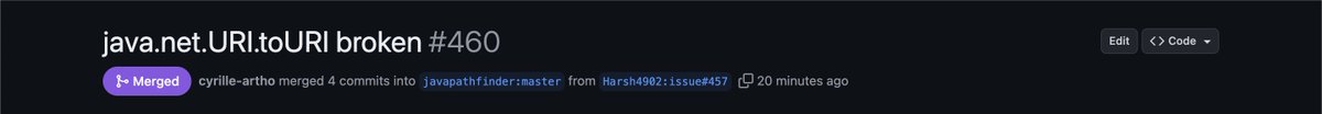 Harsh_4902's tweet image. First PR of GSOC&apos;24 is merged in @Java_Pathfinder !!💪😎

#GSoC2024
#googlesummerofcode
#gsoc