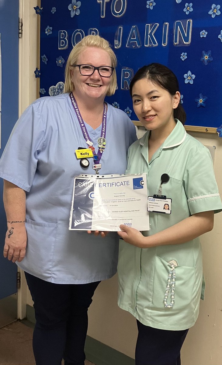 GEH-HCA (@geh_hca) on Twitter photo Well done Arpana on the completion of your care certificate <a href="/ShirleyPreston1/">Shirley Preston</a> <a href="/AlisonBakewell/">Alison</a> <a href="/nag2710/">Natalie G - RN π</a> @Carolin88643742 <a href="/JeanetteHalborg/">Jeanette Halborg</a> <a href="/McLovelace/">#HelloMyNameIs Lisa Mc</a> <a href="/DeliaCarrasco12/">Delia Carrasco</a> <a href="/GEHNHSnews/">George Eliot Hospital NHS Trust</a> #WeAreHCSWs Well done Arpana on the completion of your care certificate <a href="/ShirleyPreston1/">Shirley Preston</a> <a href="/AlisonBakewell/">Alison</a> <a href="/nag2710/">Natalie G - RN π</a> @Carolin88643742 <a href="/JeanetteHalborg/">Jeanette Halborg</a> <a href="/McLovelace/">#HelloMyNameIs Lisa Mc</a> <a href="/DeliaCarrasco12/">Delia Carrasco</a> <a href="/GEHNHSnews/">George Eliot Hospital NHS Trust</a> #WeAreHCSWs