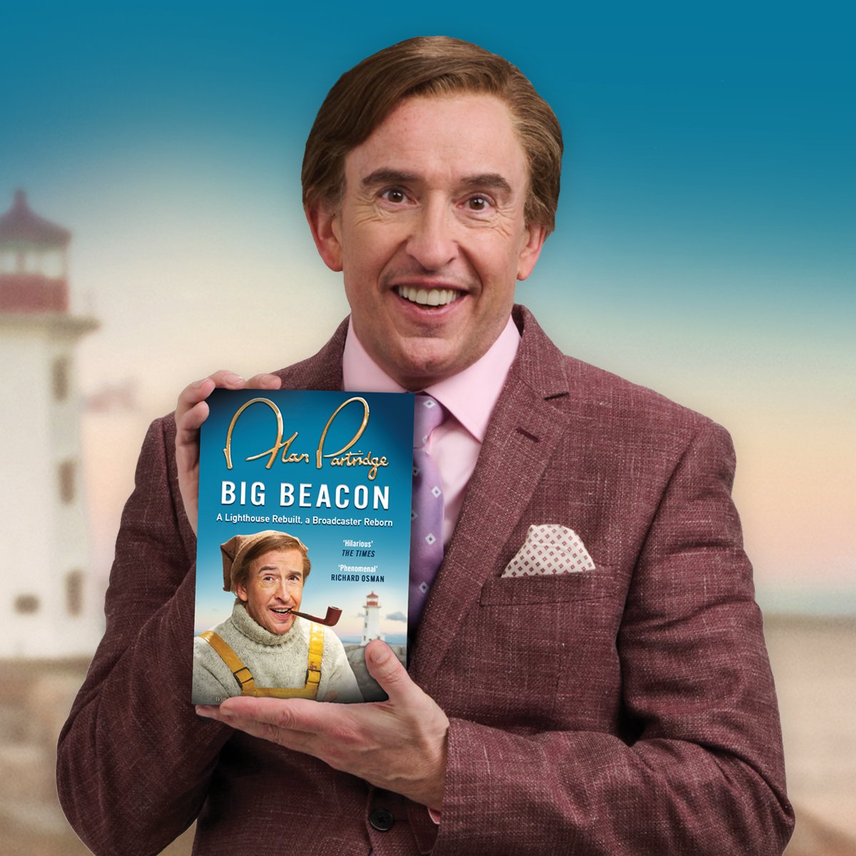Much flimsier than the hardback and with a cover image that's different but not as good, the paperback of ALAN PARTRIDGE: BIG BEACON is out now. geni.us/BigBeacon