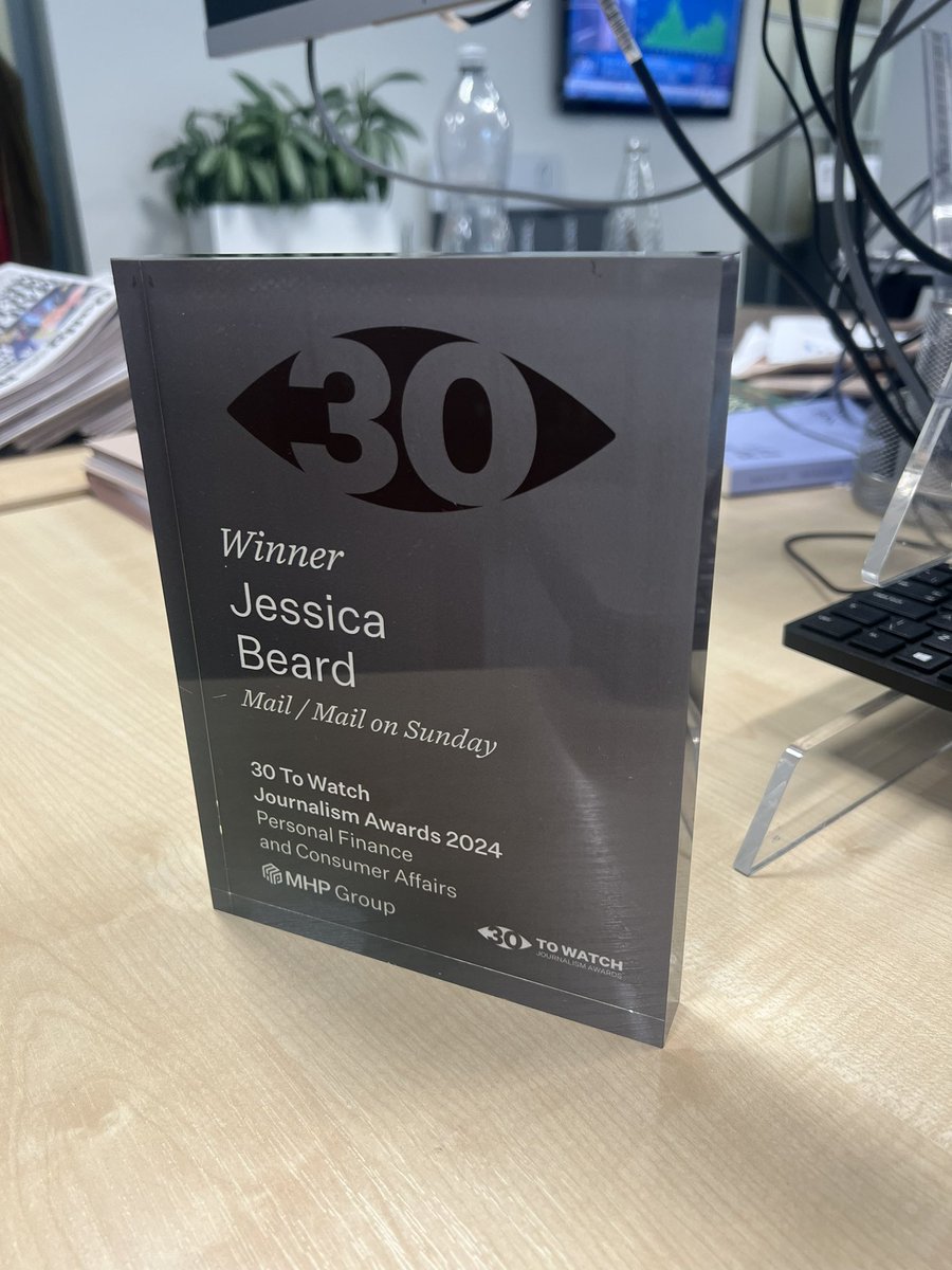 Look what arrived in the post today! Thrilled to have made the #30ToWatch list. I was sorry to miss the awards evening last week. 
Big thanks to <a href="/MHPGroup_/">MHP Group</a> and the judges