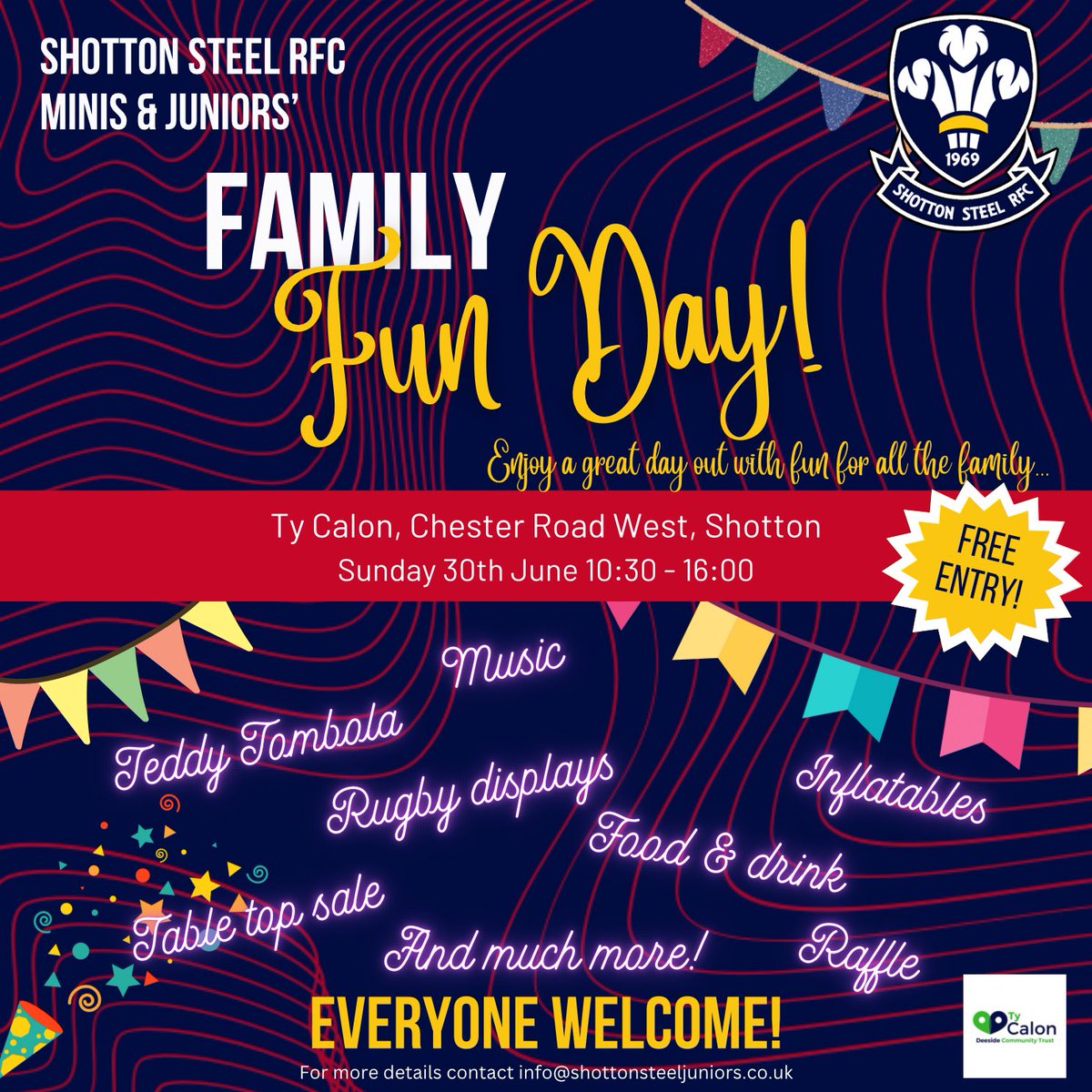 We can’t wait for our #family #funday on 30th June. Come along and enjoy everything we’ve got planned! #tugby #rugbyfamily #communityclub #community