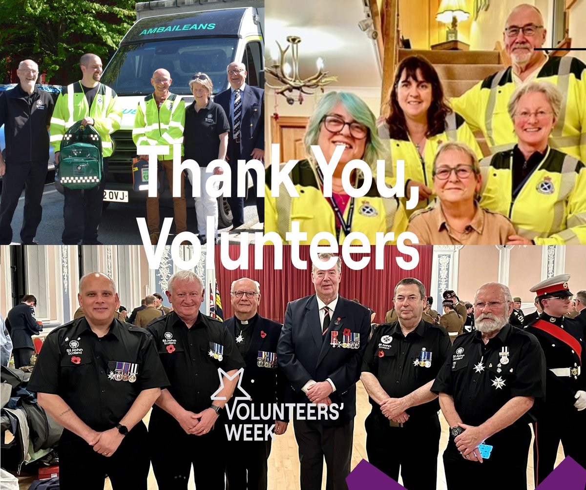 St John Scotland have a long history of supporting Community First Responders.
We continue to work with and support the @ScottishAmbulance Service by offering financial support to schemes throughout Scotland.

#savinglivestogether #volunteers #VolunteerWeek #scotland