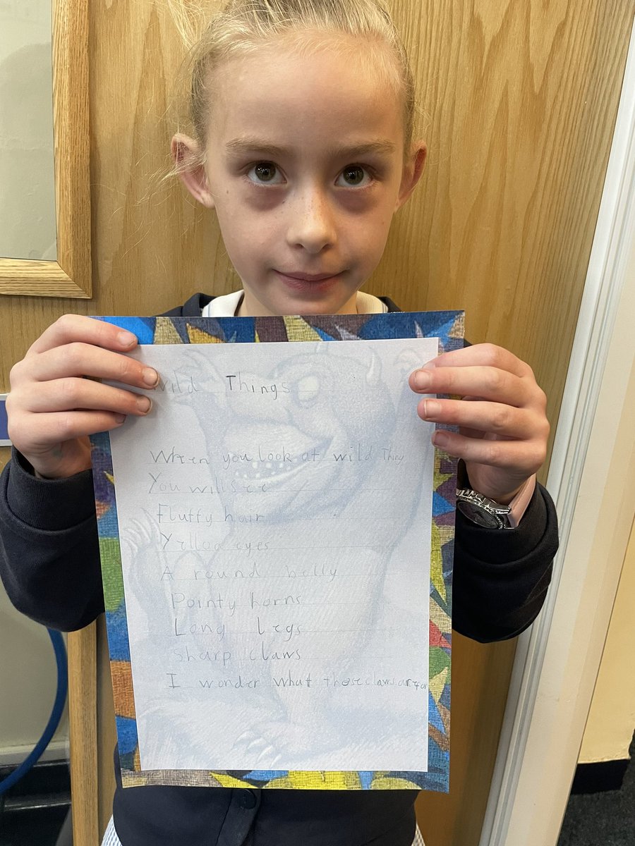 A small selection of the fantastic list poems that Year One have produced this week about Wild Things. They all worked so hard!🤩 <a href="/BarntonMissR/">Miss Rutter</a>