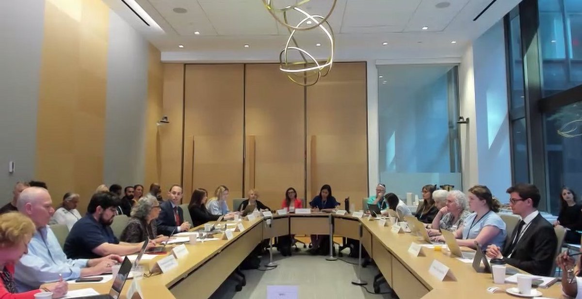 Today the #Bahai International Community's UN Representative <a href="/DanielPerell/">Daniel Perell</a>, <a href="/UNUCPR/">UN University Centre for Policy Research</a> &amp; the Climate Governance Commission hosted a "Road to the Summit" breakfast meeting ahead of the UN #SummitoftheFuture. On the menu? Frank and constructive talks on environmental governance.