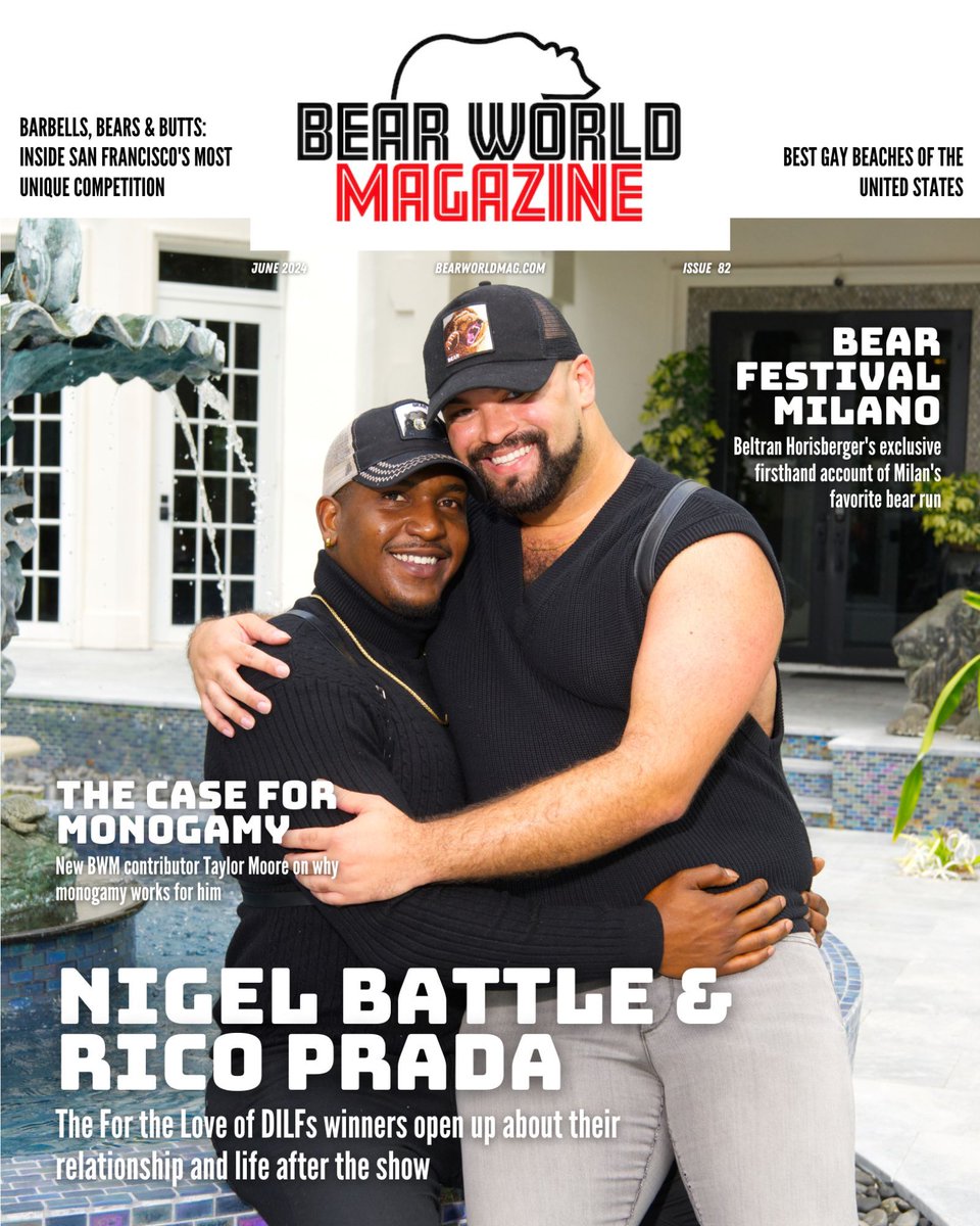 Happy Pride Month, everyone!
Check out the unveiling of the June Cover of Bear World Magazine! Dive into a world of celebration with exclusive features including:
💨 A Whirlwind Romance!
❤️ Why I Chose Monogamy
📸 The Official BWM Bear Festival Milan Recap
buff.ly/3T7XO82