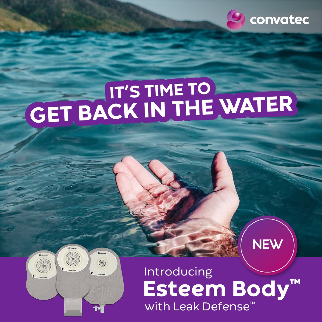 Introducing Esteem Body™ with Leak Defense™, our new one-piece soft convex ostomy system.

• Designed to be submerged in water without leaking
• Water repellent fabric
• Contents hidden, even while wet

Request a free sample now! brnw.ch/21wKybJ