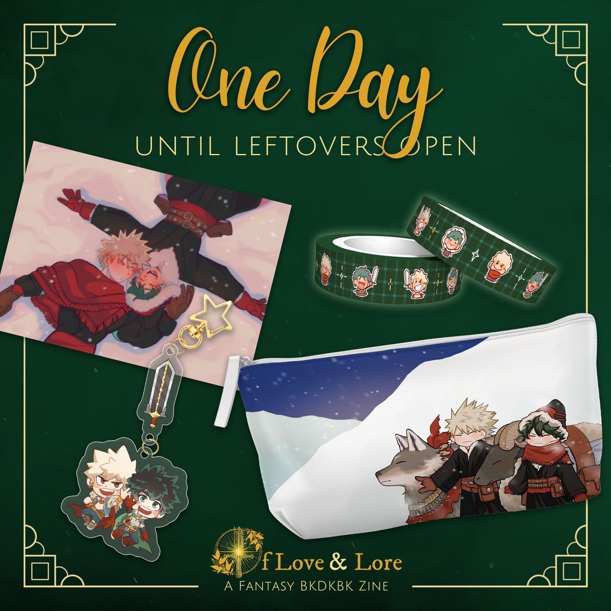 📯 One Day Til Leftovers! 📜

The hourglass is is almost up and leftover sales will be opening in 24 hours! Our stock is limited so make sure to grab what you can while you can!