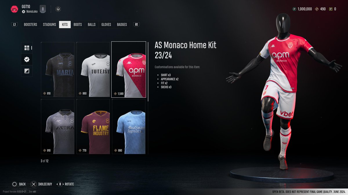 NonoLoko10's tweet photo. Dejo algunos conceptos que me gustaron de la Open Beta de #UFL que podrían sumarse en otro juego sin dudas....

▶️ Para comprar un jugador no hace falta solo dinero, sino tambien reputacion.

▶️ Desbloqueo y Seleccion de Botines / Guantes de Arquero en la edicion de equipos, todo tipo de customizacion la celebro...

Sin dudas lo de la reputacion puede ayudar al filtro de buscar partida, uno de los grandes problemas de este tipo de juegos es el progreso de los jugadores casuales, el jugador hardcore se lo comé...el juego expulsa al jugador que arranca con un equipo modesto y al segundo dia se cruza ya con super equipos...todo este tipo de juego necesita urgente un mejor filtro al emparejar usuarios
