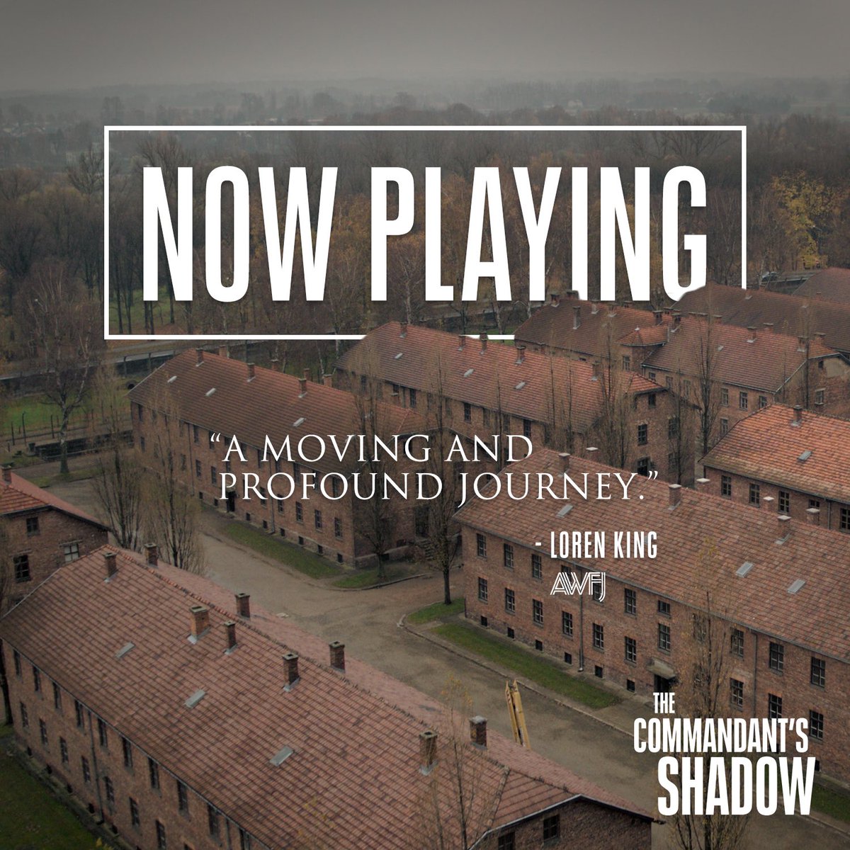 The critically acclaimed documentary "The Commandant’s Shadow" is now playing in select theaters. Tickets available at
 fandango.com/the-commandant…