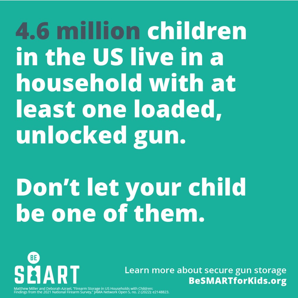 We honor and remember all victims and survivors of gun violence and declare that we as a country must do more to reduce gun violence. Safe storage of guns is one way we can help save lives.