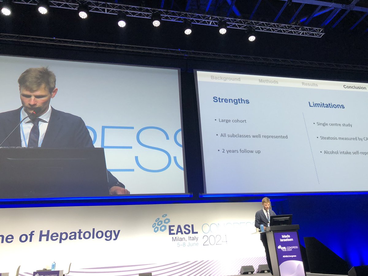 Maja Thiele (@majathiele) on Twitter photo I am so proud of the first results coming out from <a href="/FLASH_OUH/">FLASH - Liver Research</a> DECIDE & <a href="/Liver_Screen/">LiverScreen H2020</a> cohort.
It all started with an idea, protocol and first patient in 2017, supported by #Horizon2020
<a href="/novonordiskfond/">Novo Nordisk Foundation</a> funding
Now: <a href="/IsraelsenMads/">Mads Israelsen</a> summing up at the big stage #EASLcongress I am so proud of the first results coming out from <a href="/FLASH_OUH/">FLASH - Liver Research</a> DECIDE & <a href="/Liver_Screen/">LiverScreen H2020</a> cohort.
It all started with an idea, protocol and first patient in 2017, supported by #Horizon2020
<a href="/novonordiskfond/">Novo Nordisk Foundation</a> funding
Now: <a href="/IsraelsenMads/">Mads Israelsen</a> summing up at the big stage #EASLcongress