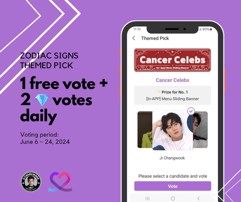 JiChangWook Voting Ally tweet media