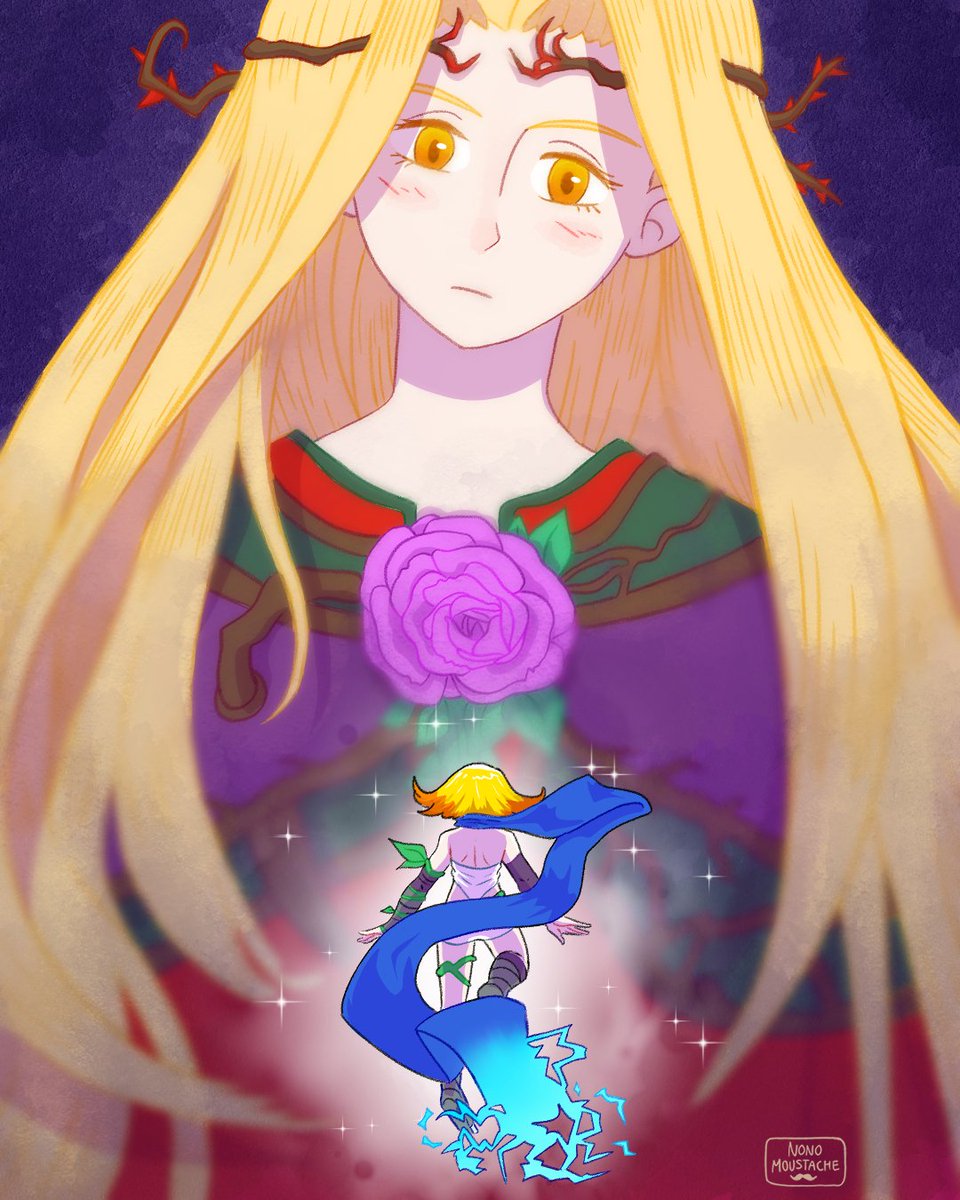 nonomoustache's tweet photo. The goddess and her commander.

I got inspired by one of my favourite artists of all time, Heikala, and I had to draw Viridi. I do recommend check out her profile, her art is beautiful <3

#kidicarus #kidicarusuprising #kiu #viridi #kidicarusviridi #kidicarusphosphora #nintendo https://t.co/2shJ6lhMHC