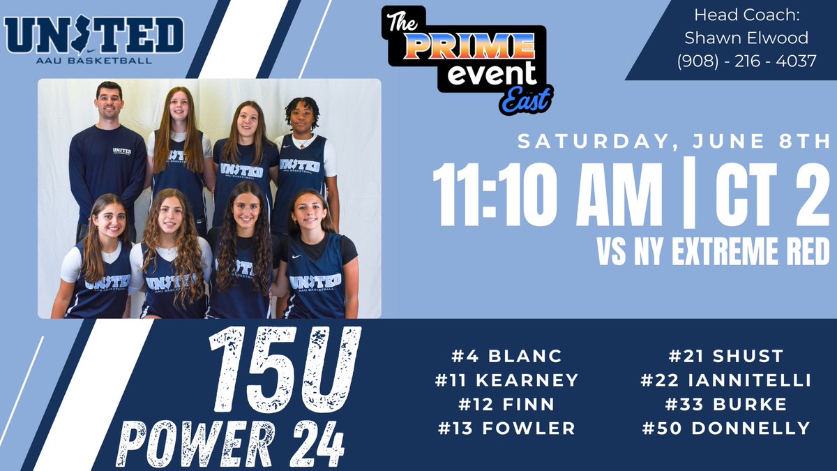 Excited to be at Spooky Nook this weekend with my <a href="/unitedNJaau/">United NJ AAU</a> teammates.
<a href="/coach_elwood/">Shawn Elwood</a>
