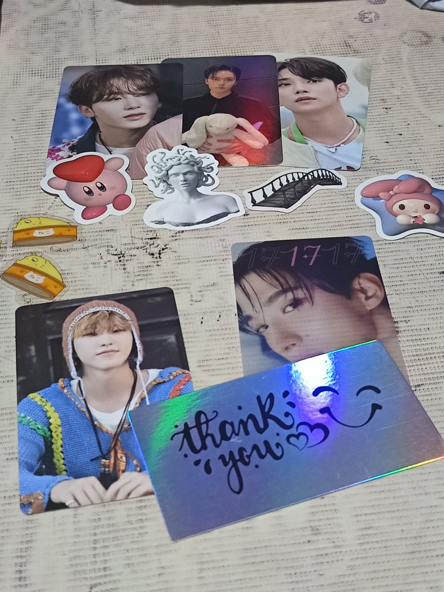 Hiii <a href="/kookieNivAn/">Van Ning (97L+wonu/jimin)</a>!! Na-received ko na poo~ Actually, matagal na siya dumating, ngayon ko lang nabuksan hehe Thank you po sa freebies 🤗🩵💜🩷