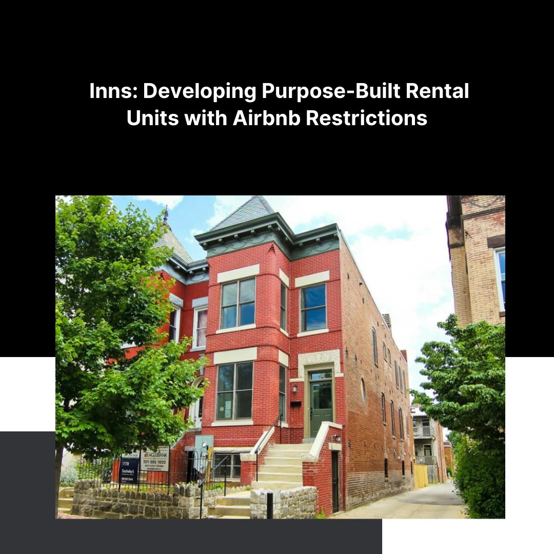rmichaelcross's tweet image. Inns: Developing Purpose-Built Rental Units with Airbnb Restrictions

bit.ly/3J5Q7gl
