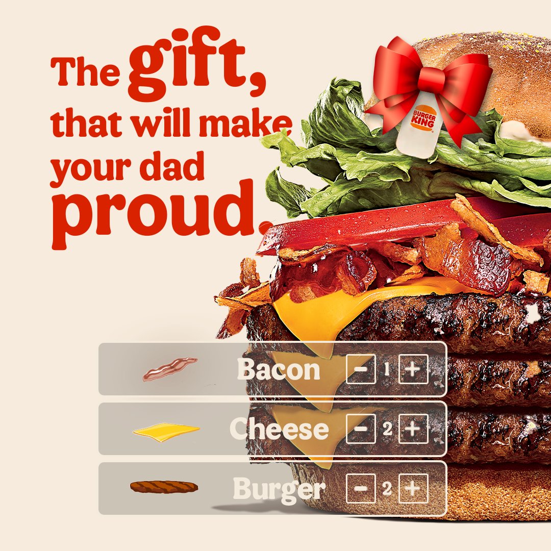 Better than a key ring. 
Moreover, all our burgers can be personalised.