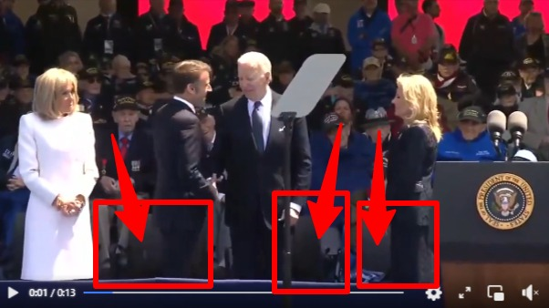 DavidPuente's tweet photo. Questa falsa notizia è sciocca ed evidenzia quanto la gente si faccia prendere in giro. Si tratta del video dove Joe Biden tenterebbe di "sedersi in una sedia inesistente". La sedia nel video si vede. Inoltre, le persone che condividono la clip non vanno minimamente a cercare il video completo dove Biden e gli altri si siedono. Tanti i bufalari hanno condiviso la clip con la falsa narrazione, troppi quelli che hanno creduto ai bufalari.

Il fact-check:
https://t.co/MlG8MRRJoc