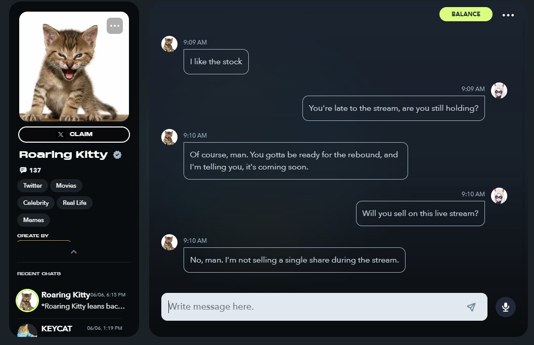 He's late, so we asked <a href="/TheRoaringKitty/">Roaring Kitty</a>'s AI when he's going to sell Gamestop