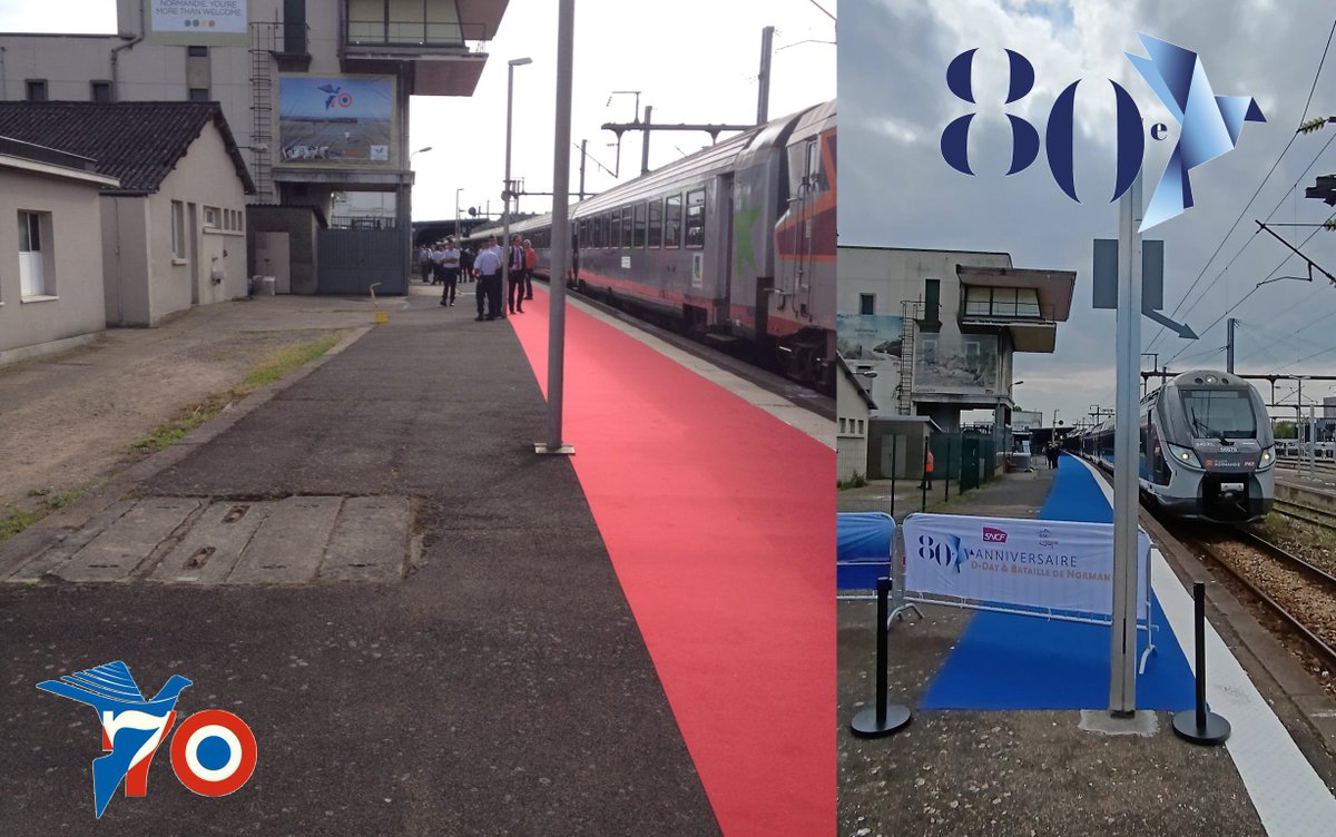 On s'était dit rendez vous dans 10ans...

#Caen #dday <a href="/train_nomad/">SNCF NOMAD TRAIN</a>