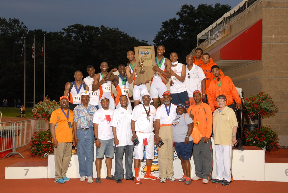 IHSAA (@ihsaa1) on Twitter photo 10 Years Ago Today (June 7, 2014)...
The Gary West Side Cougars were crowned #IHSAA Boys Track & Field State Champions!
🏆🎽🔥🟠🔵 <a href="/SchoolsGary/">Gary Community Schools Athletics</a> <a href="/INTrackCCAssoc/">IATCCC</a> <a href="/INtrackhall/">Indiana Track Hall of Fame Museum</a>
Final Results: ihsaa.org/sites/default/…
Recap: ihsaa.org/media/news/gar…
Official Program: 10 Years Ago Today (June 7, 2014)...
The Gary West Side Cougars were crowned #IHSAA Boys Track & Field State Champions!
🏆🎽🔥🟠🔵 <a href="/SchoolsGary/">Gary Community Schools Athletics</a> <a href="/INTrackCCAssoc/">IATCCC</a> <a href="/INtrackhall/">Indiana Track Hall of Fame Museum</a>
Final Results: ihsaa.org/sites/default/…
Recap: ihsaa.org/media/news/gar…
Official Program: