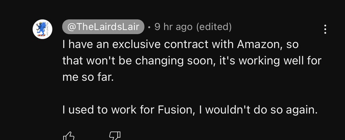 Exclusive contract = Amazon KDP (can set an account up in five minutes)

I wonder if there will be any elaboration on why there will be no work for Fusion in the future….

#kierenhawken #retrogaming #youtuve