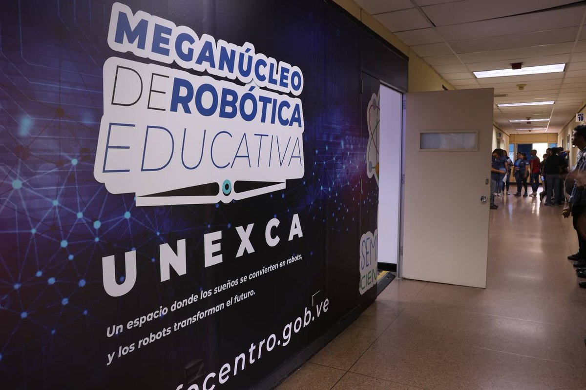 #AHORA | Gobierno Nacional inaugura el Mega Núcleo de Robótica en la sede de la Universidad Nacional Experimental de la Gran Caracas (UNEXCA) ubicada en Altamira, estado Miranda.

#VamosPaLanteVenezuela #7Jun