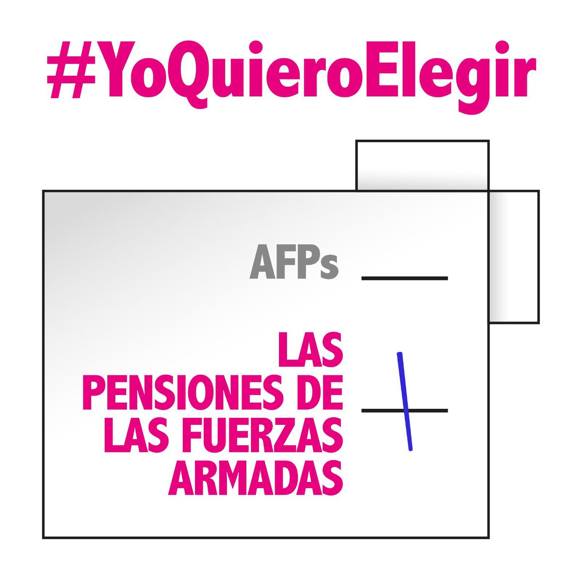 luiscuellop's tweet photo. Si la derecha no aprueba la #ReformaPrevisional , exigimos nuestro derecho a elegir entre las AFPs y el sistema de pensiones de las FF.AA. 

Firma  y apoya el proyecto: https://t.co/xTJwHsvjFs

#YoQuieroElegir https://t.co/EW8pfAve9l
