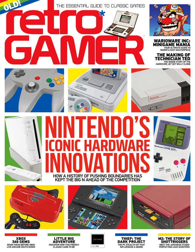 Retro Gamer 260 is on sale now, featuring a history of Nintendo's hardware innovation, and the bonus Mini Metroid Companion

Also inside:
🎮 WarioWare Inc
🪛 Technician Ted
🐘 Little Big Adventure
👾 M2 ShotTriggers
And more

Find it in shops, or online at magazinesdirect.com/az-magazines/6…