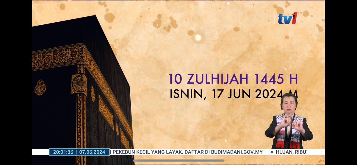 mysumber's tweet photo. TERKINI: Raya Haji 2024 Jatuh Pada:

Isnin, 17 Jun 2024

10 Zulhijjah 1445 H

Panduan lanjut: https://t.co/cR6hmu2O0r

#Aidiladha
#RayaHaji https://t.co/RgZXnnLxuJ