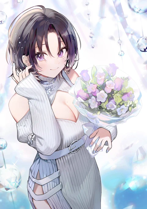 HAPPY BIRTHDAY水篠飛鳥さん(  )のお誕生日イラストをご依頼にて描かせていただきましたお誕生日おめでとうございます!! 
