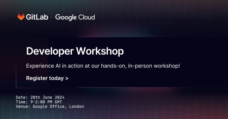 Eficode's tweet image. On Thursday, June 20, Daniel Plumbley and Muna M. will lead a workshop on GitLab Duo, an AI-powered feature set that transforms your work with #GitLab.

#GitLabDuo integrates AI into every DevSecOps lifecycle stage, improving productivity and automation.

efcd.co/3x6yYAF