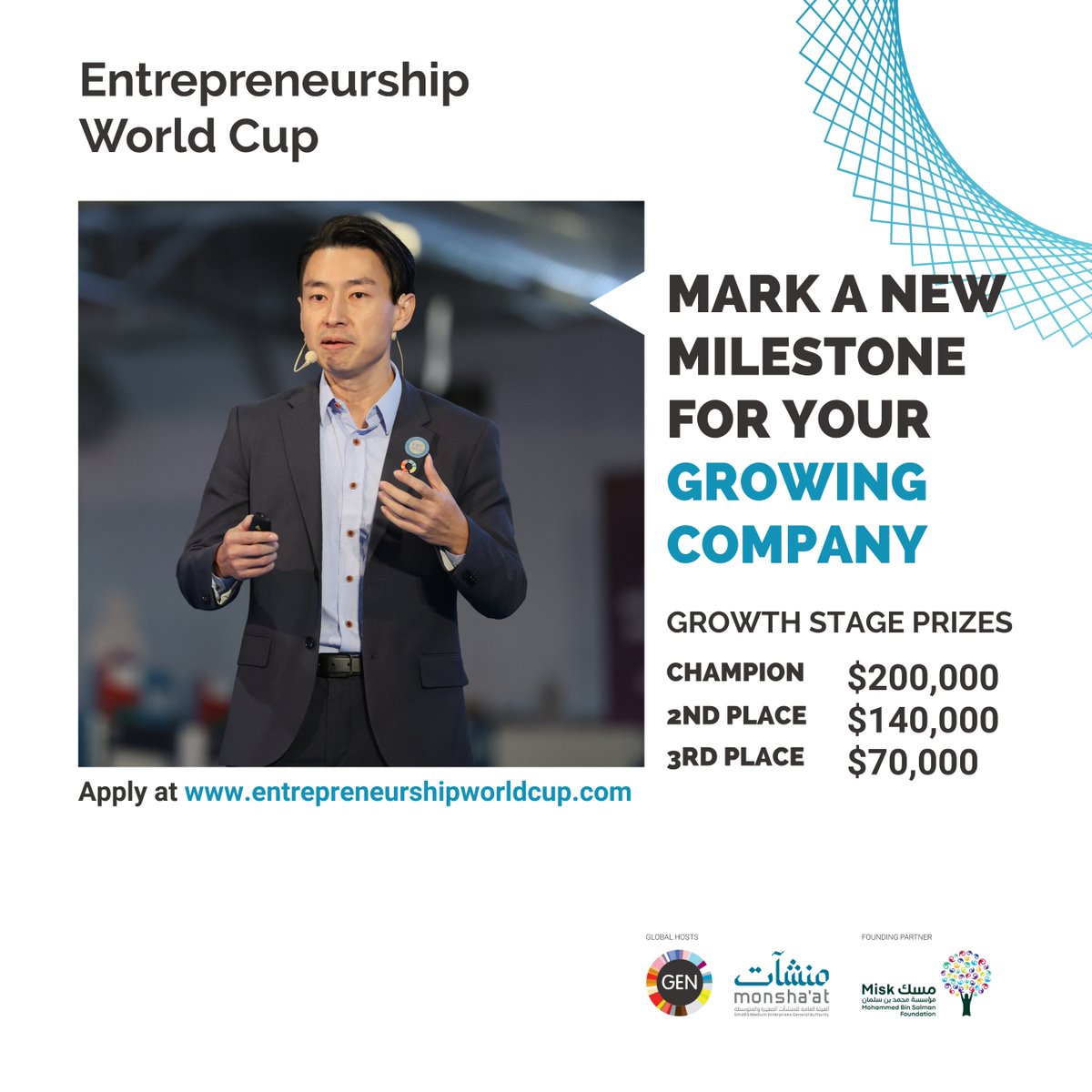 The #EntrepreneurshipWorldCup could change the trajectory of your growth-stage company. Have you applied? 

genglobal.org/ewc/apply

#EWC2024