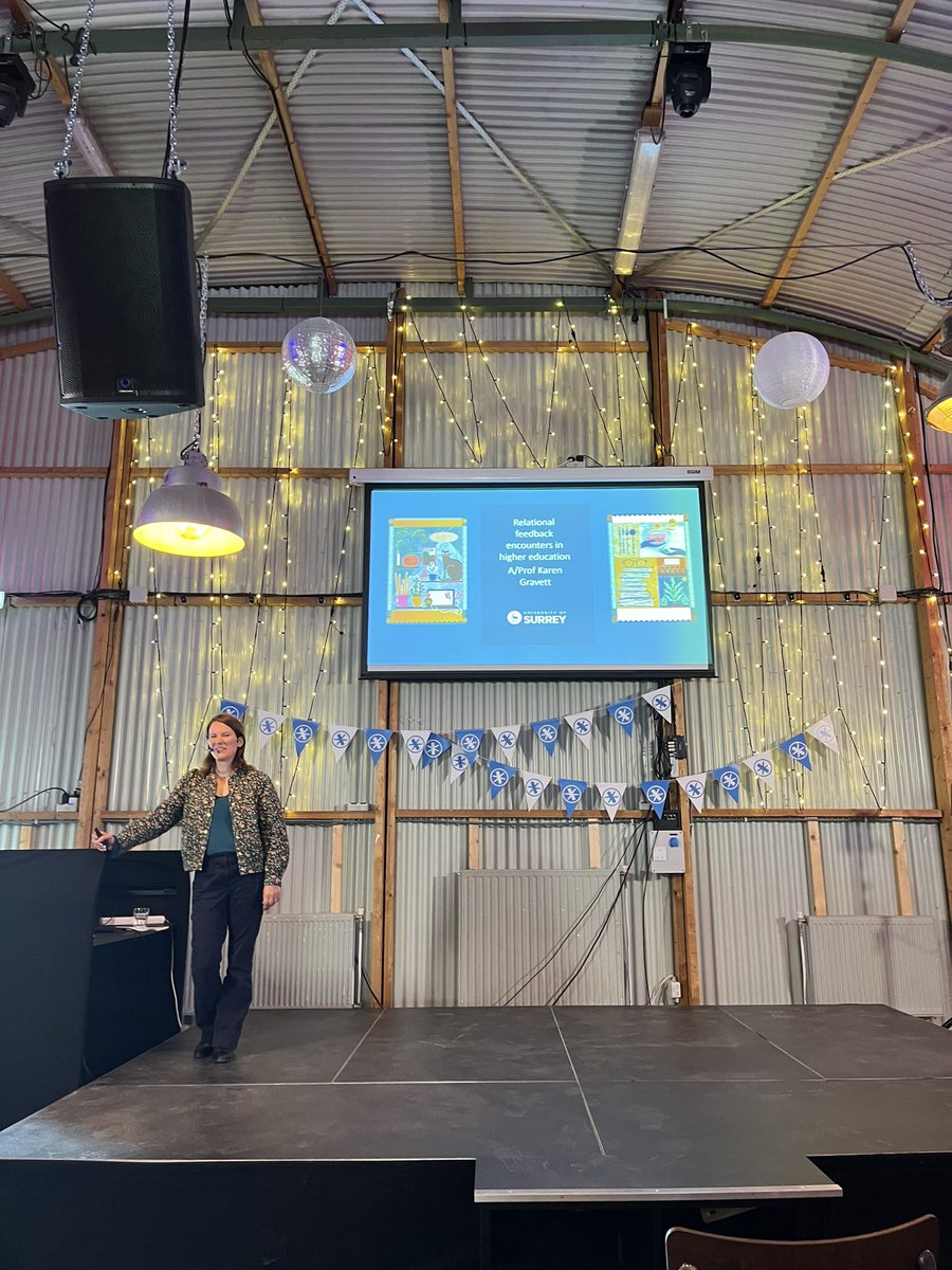 And now, the keynote by @k_gravett on relational pedagogies at the Festival Leren van toetsen! And what a venue it is! 🤩