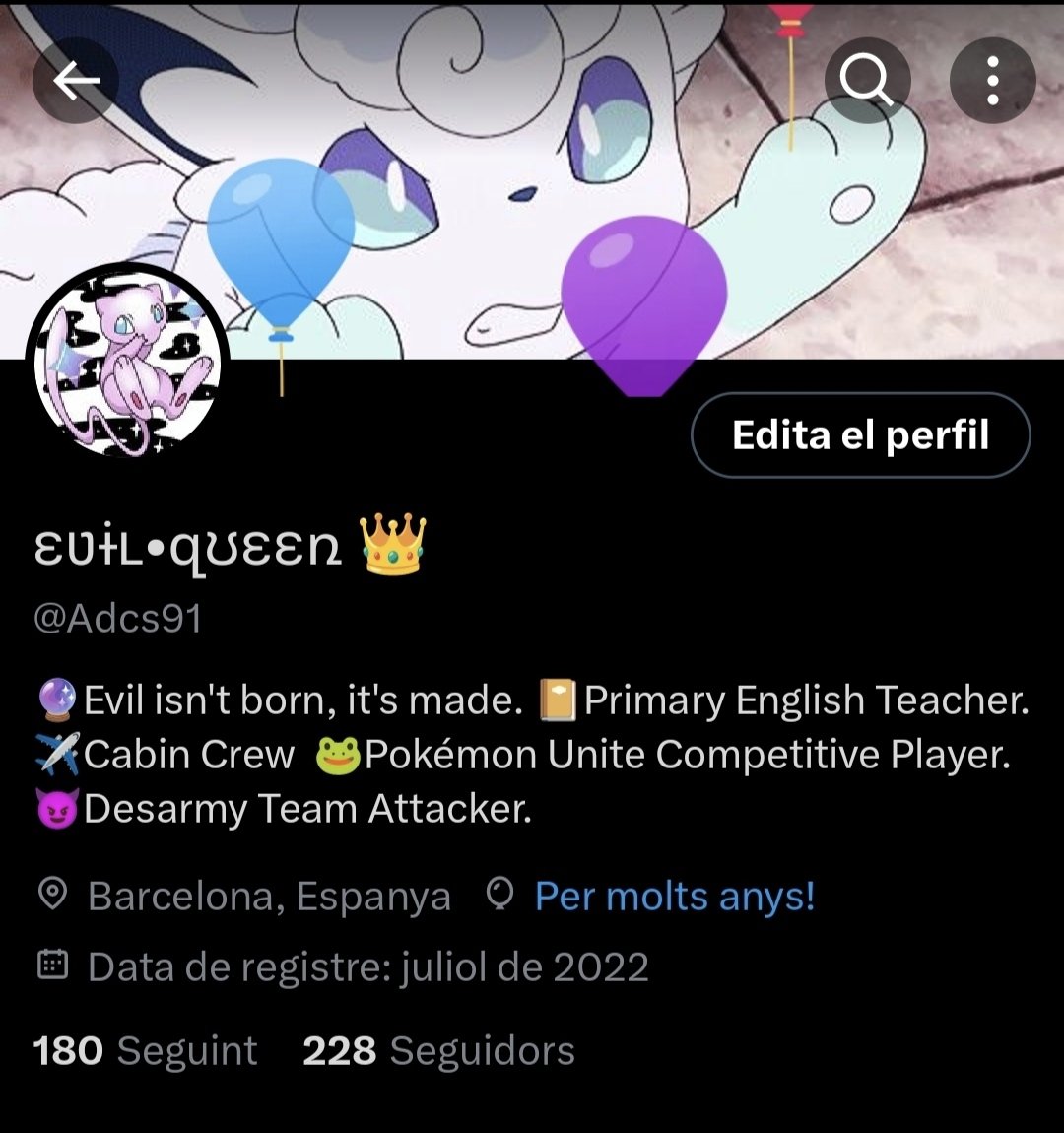 Ah. Regresaron los globitos. Socorro.