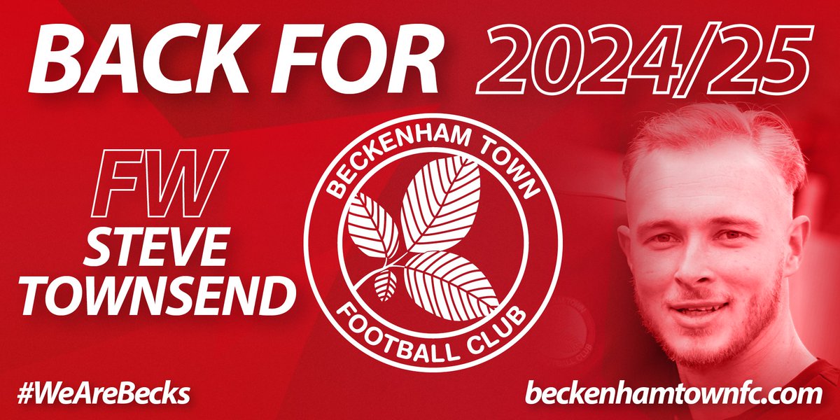Retained for 24/25 🔏🤝

The darling of EPA, wing wizard Steve Townsend is back for another season in famous red and white!

Stevie T finished last season in red hot form and will be looking to add to his 52 Becks goals to date 🎯

So here's to you <a href="/S_Townsend9/">StevenTownsend</a>...🤝
